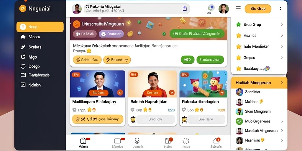 Papan peringkat global yang memperlihatkan skor terbaik.