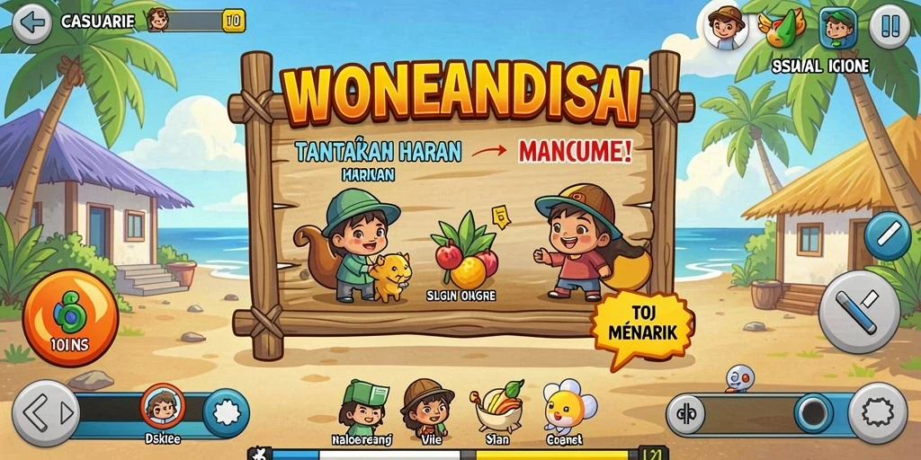 Tantangan seru untuk mengasah keterampilan bermain.