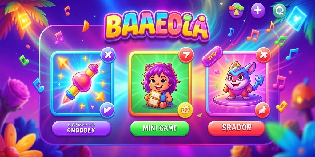 Screenshot dari sebuah level menantang dengan pemandangan yang indah.