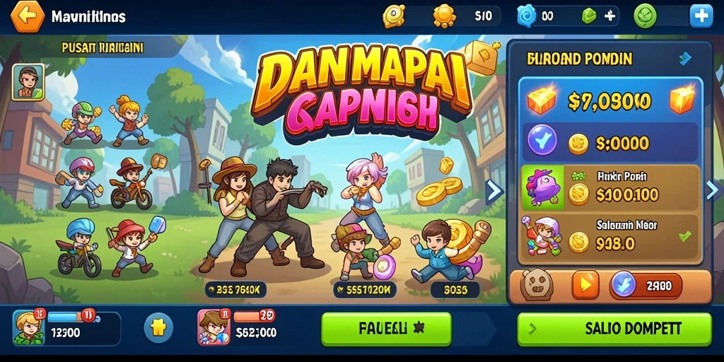 Karakter unik yang dapat disesuaikan.