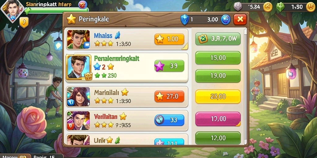 Sistem reward menarik bagi pemain.